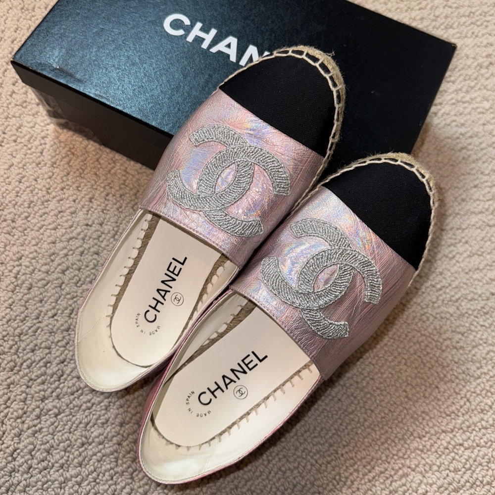 Last Chance SALE! CHANEL Espadrilles size 37